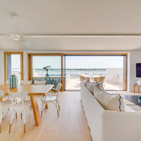 L'infini - Arcachon-aiguillon Terrasse Avec Piscine Vue Imprenable Sur Le Bassin *