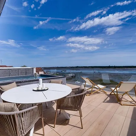 L'infini - Arcachon-aiguillon Terrasse Avec Piscine Vue Imprenable Sur Le Bassin * 라테스트드뷔크
